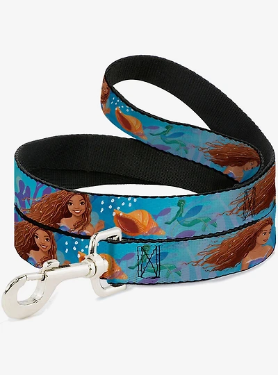 Disney The Little Mermaid Live Action Ariel Under Sea Poses Dog Leash