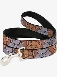 Disney Aristocats Toulouse and Berlioz Piano Musical Notes Dog Leash