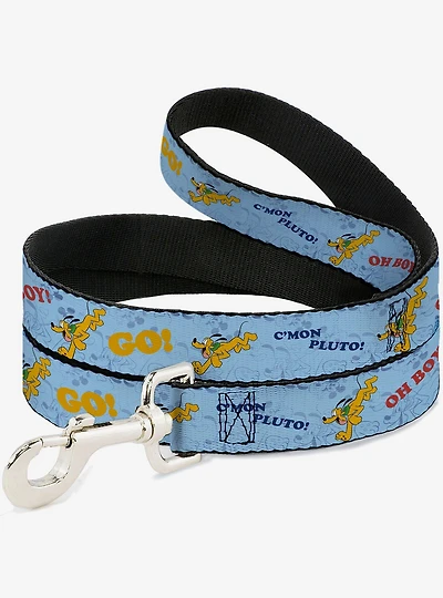 Disney Pluto Poses and Quotes Dog Leash