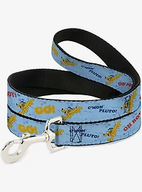 Disney Pluto Poses and Quotes Dog Leash