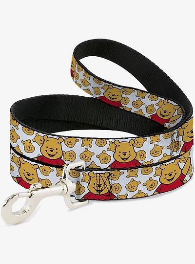 Disney Winnie The Pooh Chibi Pose and Expressions Scattered Dog Leash