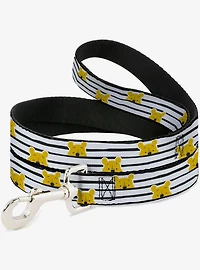 Disney Winnie The Pooh Peeking Poses Stripe Dog Leash