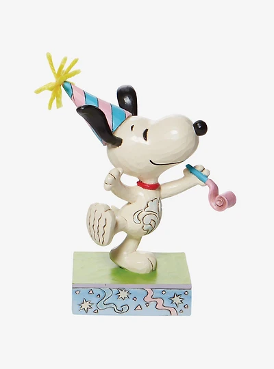 Peanuts Snoopy & Woodstock Birthday Figurine