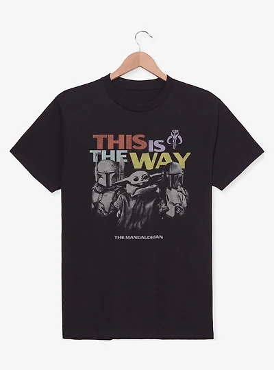 Star Wars The Mandalorian This Is Way Pop Collage T-Shirt