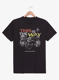 Star Wars The Mandalorian This Is Way Pop Collage T-Shirt
