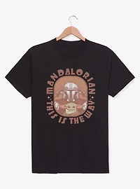 Star Wars The Mandalorian This Is Way Frame Galactic T-Shirt