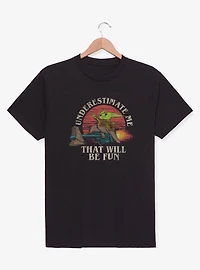Star Wars The Mandalorian Grogu Underestimate Me That Will Be Fun T-Shirt