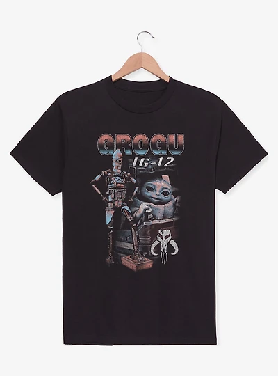 Star Wars The Mandalorian Grogu Sunset Ride T-Shirt