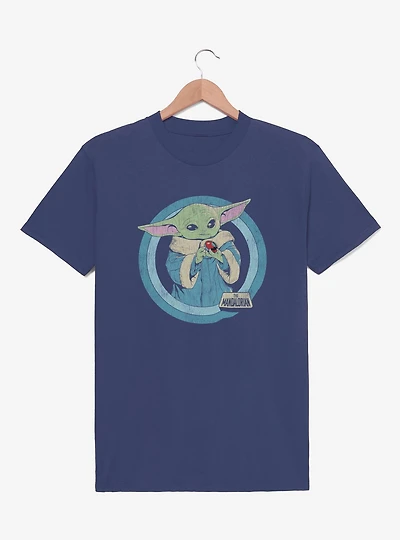 Star Wars The Mandalorian Grogu Retro Icon T-Shirt