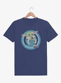 Star Wars The Mandalorian Grogu Retro Icon T-Shirt