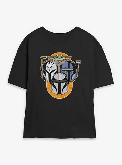 Star Wars The Mandalorian Bounty Hunters We've Got A Job To Do Womens Skimmer T-Shirt