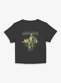 Star Wars The Mandalorian Grogu & Mando Together Again Women Baby T-Shirt