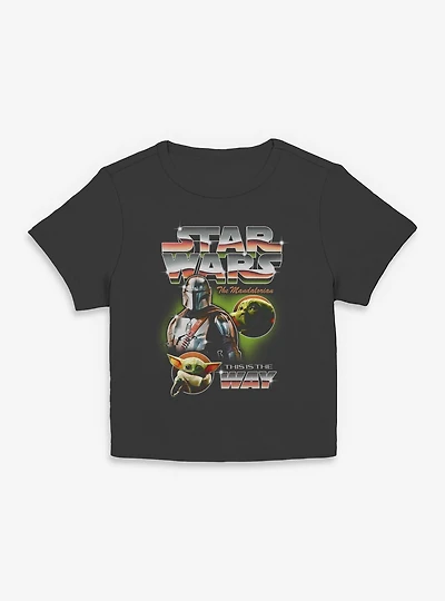 Star Wars The Mandalorian This Is Way Collage Women Baby T-Shirt