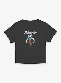 Star Wars The Mandalorian Skull Symbol Women Baby T-Shirt