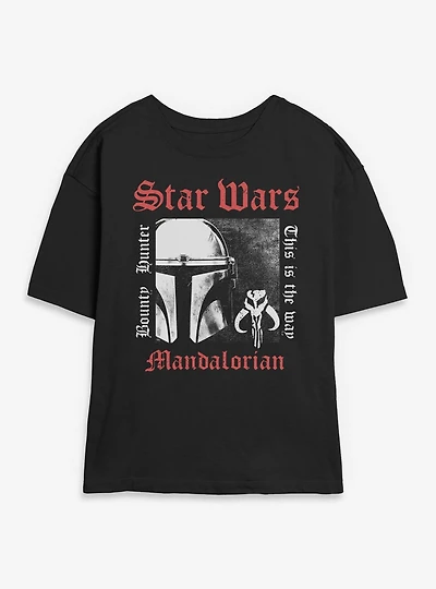 Star Wars The Mandalorian This Is Way Bounty Hunter Tradition Womens Skimmer T-Shirt