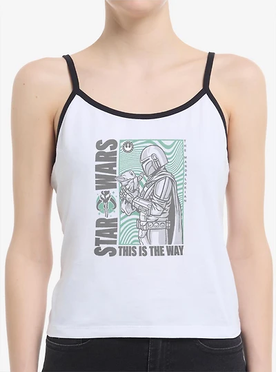 Star Wars The Mandalorian This Is Way Groovy Frame Womens Cami