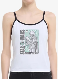 Star Wars The Mandalorian This Is Way Groovy Frame Womens Cami