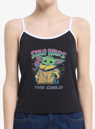 Star Wars The Mandalorian Child Space Design Womens Cami