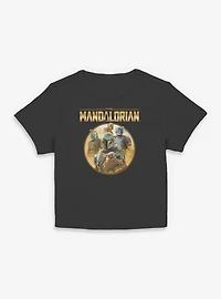 Star Wars The Mandalorian Characters Golden Icon Women Baby T-Shirt