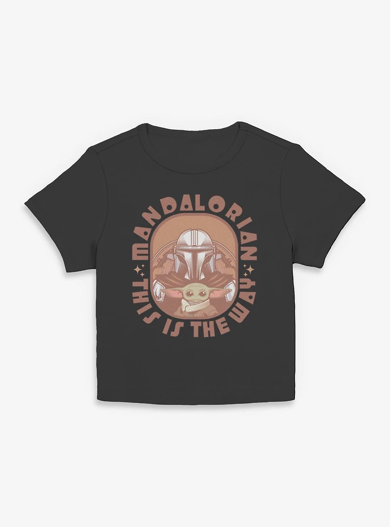 Star Wars The Mandalorian This Is Way Frame Galactic Women Baby T-Shirt