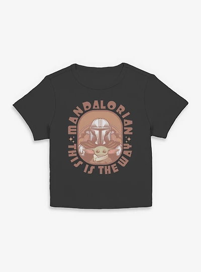 Star Wars The Mandalorian This Is Way Frame Galactic Women Baby T-Shirt