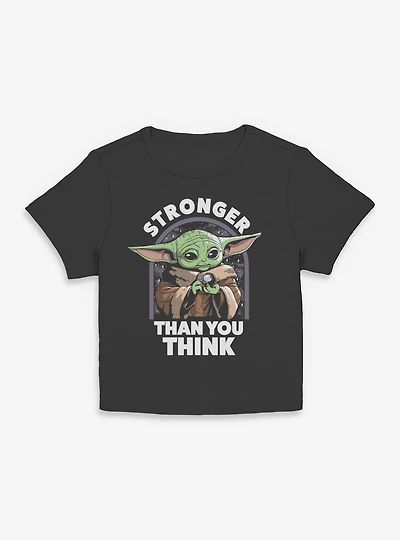 Star Wars The Mandalorian Grogu Stronger Than You Think Women Baby T-Shirt