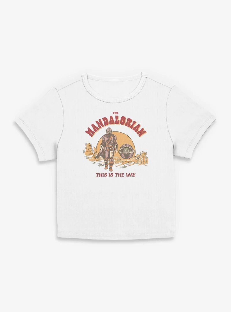 Star Wars The Mandalorian This Is Way Sunset Women Baby T-Shirt