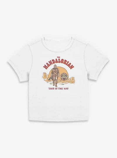 Star Wars The Mandalorian This Is Way Sunset Women Baby T-Shirt