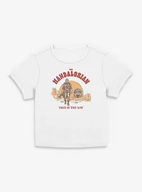 Star Wars The Mandalorian This Is Way Sunset Women Baby T-Shirt