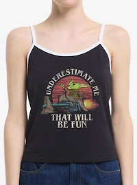 Star Wars The Mandalorian Grogu Underestimate Me That Will Be Fun Womens Cami