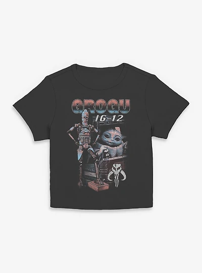 Star Wars The Mandalorian Grogu Sunset Ride Women Baby T-Shirt