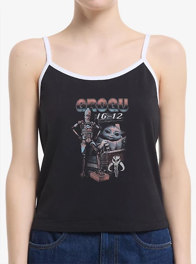 Star Wars The Mandalorian Grogu Sunset Ride Womens Cami