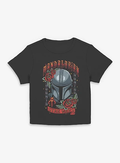 Star Wars The Mandalorian Tattoo Style Print Women Baby T-Shirt