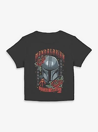 Star Wars The Mandalorian Tattoo Style Print Women Baby T-Shirt