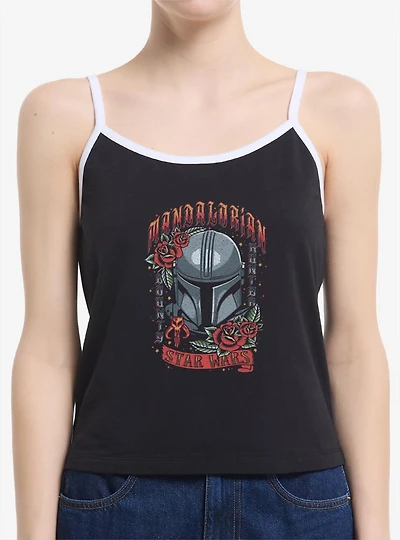 Star Wars The Mandalorian Tattoo Style Print Womens Cami