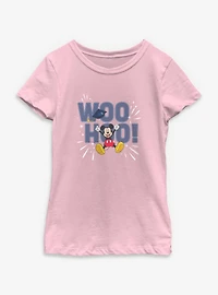 Disney Mickey Mouse Woo Hoo Grad Youth Girls T-Shirt