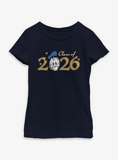 Disney Donald Duck Class Of 2026 Youth Girls T-Shirt