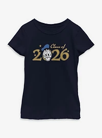 Disney Donald Duck Class Of 2026 Youth Girls T-Shirt