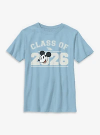 Disney Mickey Mouse Class Of 2026 Collegiate Youth T-Shirt