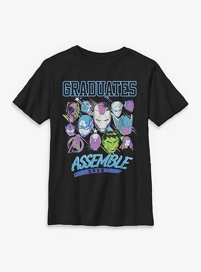 Marvel Avengers Graduates Assemble 2026 Youth T-Shirt
