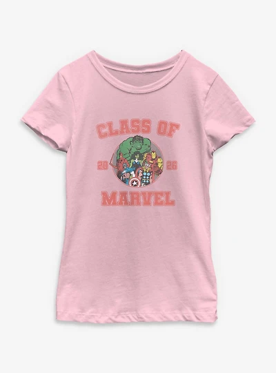 Marvel Avengers Class Of 2026 Youth Girls T-Shirt