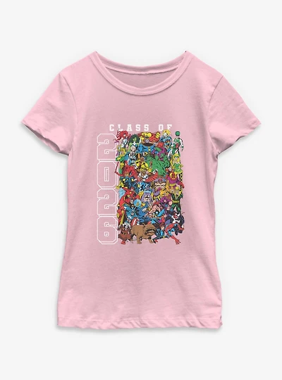Marvel Group Class Of 2026 Youth Girls T-Shirt