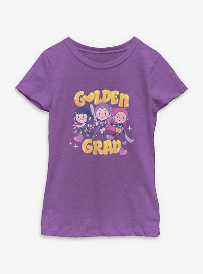 KPop Demon Hunters Golden Grad Youth Girls T-Shirt