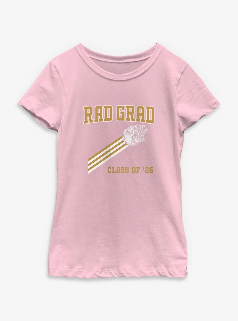 Star Wars Rad Grad Class Of 26 Youth Girls T-Shirt