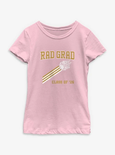 Star Wars Rad Grad Class Of 26 Youth Girls T-Shirt