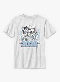 Disney Mickey Mouse & Friends Class Of 2026 Collegiate Youth T-Shirt