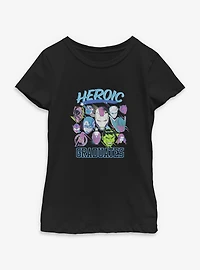 Marvel Avengers Heroic Graduates Youth Girls T-Shirt