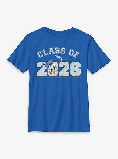 Disney Donald Duck Class Of 2026 Collegiate Youth T-Shirt