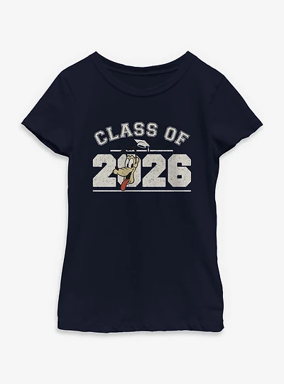 Disney Pluto Class Of 2026 Collegiate Youth Girls T-Shirt