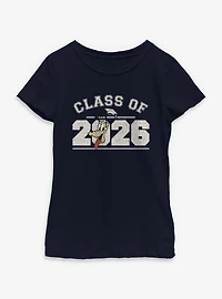Disney Pluto Class Of 2026 Collegiate Youth Girls T-Shirt